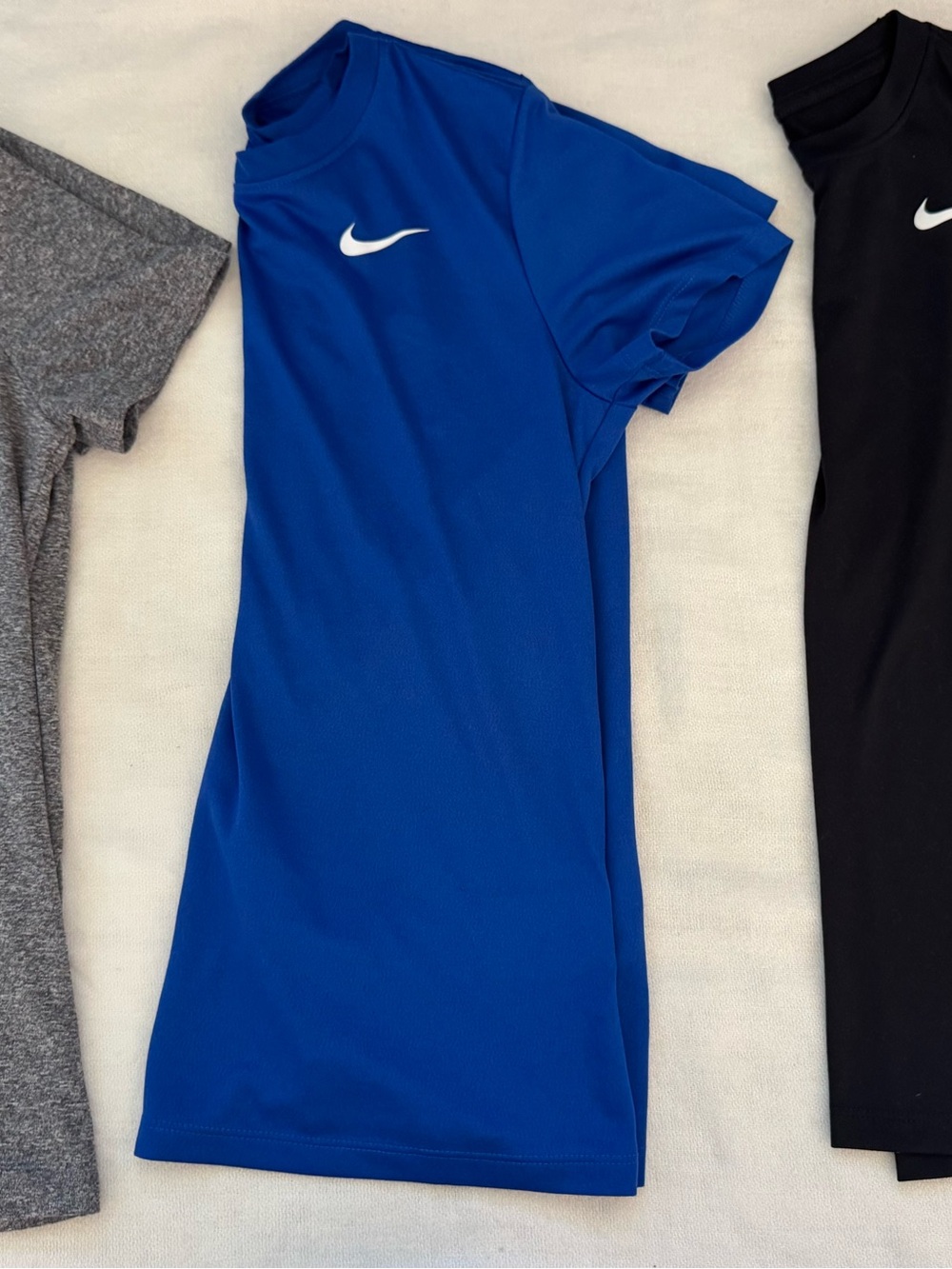Nike Short Sleeve Performance Tees with White Swoosh